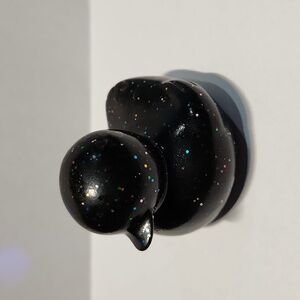 NEW Black Glitter Sparkle Car Dashboard Decorations Mini Jeep Wave Rubber Ducky